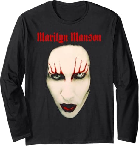 Big Face Red Lips Longsleeve Shirt