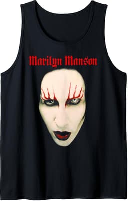 Big Face Red Lips Tank Top