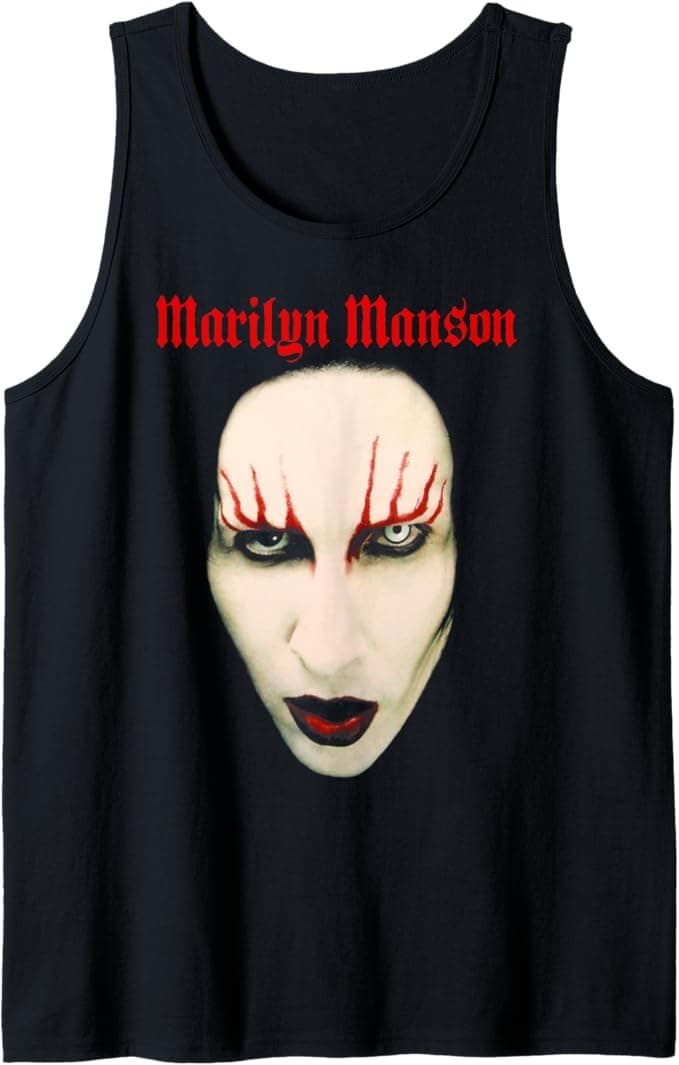 Big Face Red Lips Tank Top
